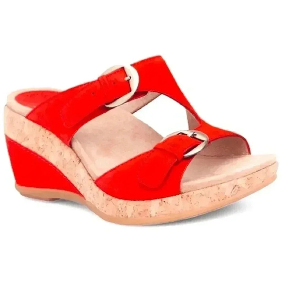 NWOT Dansko Carla Wedge Slides - Picture 1 of 8